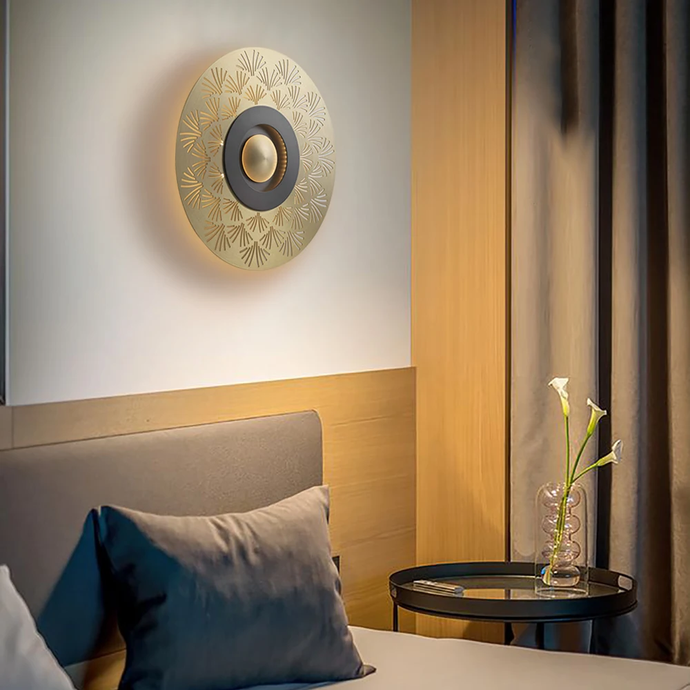 Luxury Golden and Black Modern Wall lamp For Living Room TV Backdrop LED Wall Sconce Round Wall Lights For Bedroom bedside
Luxury Golden and Black Modern Wall lamp For Living Room TV Backdrop LED Wall Sconce Round Wall Lights For Bedroom bedside