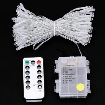 5M/10M/20M LED Fairy String Lights Battery Operated with 8 Modes Remote Control Christmas Holiday Party Wedding Decoration
5M/10M/20M LED Fairy String Lights Battery Operated with 8 Modes Remote Control Christmas Holiday Party Wedding Decoration