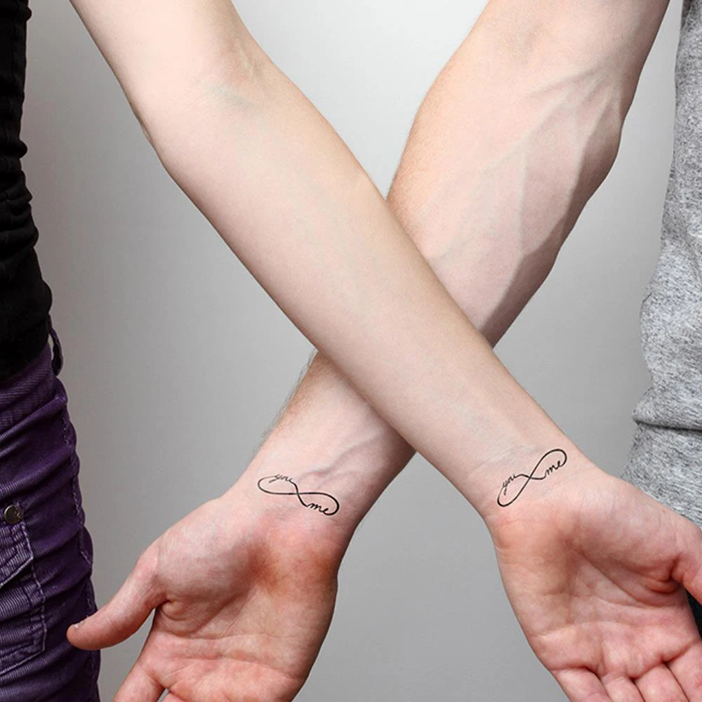 Боди-арта наклейка пара поддельные татуировки комплект рукава Советы
