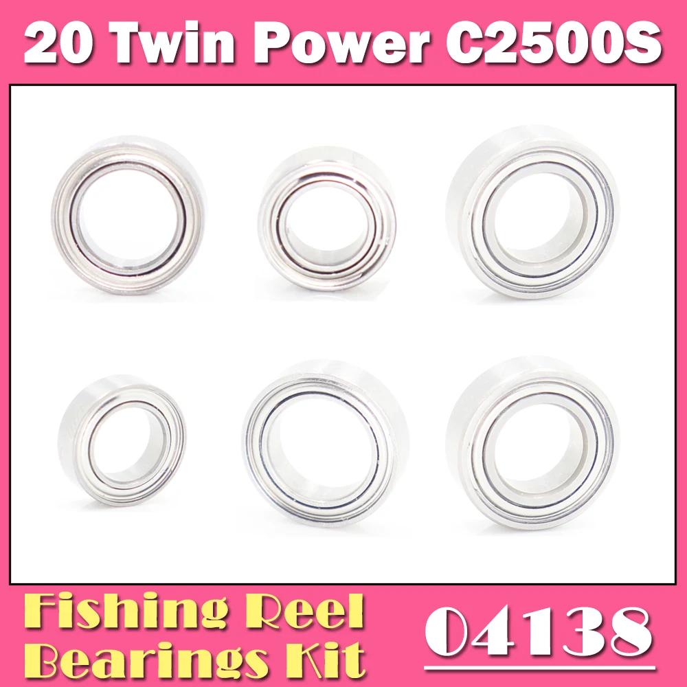 Fishing Reel Stainless Steel Ball Bearings Kit For Shimano 20 Twin Power C2500S C2500SHG 04138 04139 Spinning Reels Bearing Kits
Fishing Reel Stainless Steel Ball Bearings Kit For Shimano 20 Twin Power C2500S C2500SHG 04138 04139 Spinning Reels Bearing Kits