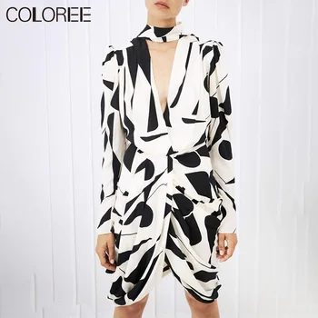 Sexy V-neck Long Sleeve Leopard Printed Woman Dress 2020 Spring Autumn Runway Vintage Draped Mini Dress vestidos
Sexy V-neck Long Sleeve Leopard Printed Woman Dress 2020 Spring Autumn Runway Vintage Draped Mini Dress vestidos