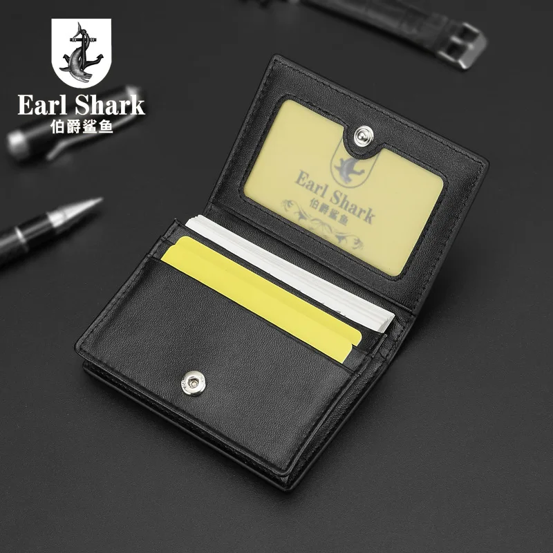 Leather Wallet Card Clip Set Men's Women's Card Case Purse Bank Gift Wallet