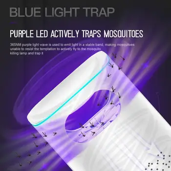 Water Cube Second Generation Smart LED Light Wave Mute Non-radiation Bionic UV Light Photocatalyst Mosquito Killer Hot Sale