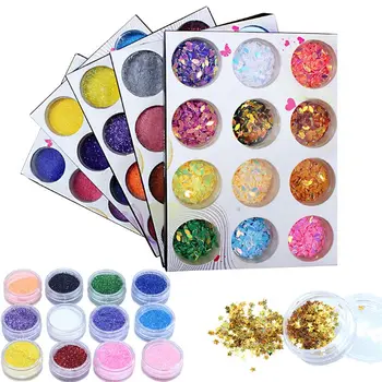 60Pcs Resin Casting Mold Glitters Sequains Mica Pearl Pigment Large Kit Makeup Jewelry Fillings Nail Art Jewelry Making
60Pcs Resin Casting Mold Glitters Sequains Mica Pearl Pigment Large Kit Makeup Jewelry Fillings Nail Art Jewelry Making