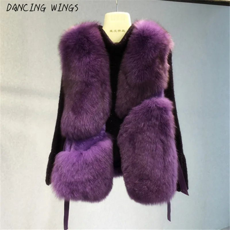 Winter Women Natural Real Fox Fur Vest Coat Female Short Thick Genuine Fox Fur Warm Gilets Splice Mink Fur Sleeveless Waistcoat
Winter Women Natural Real Fox Fur Vest Coat Female Short Thick Genuine Fox Fur Warm Gilets Splice Mink Fur Sleeveless Waistcoat