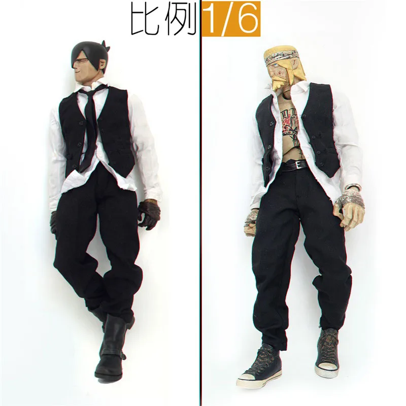 In Stock 1/6 Scales Pants Shirt Vest Tie Belt 5 Pieces Suit For 12" Soldier Doll Action Figures
In Stock 1/6 Scales Pants Shirt Vest Tie Belt 5 Pieces Suit For 12" Soldier Doll Action Figures