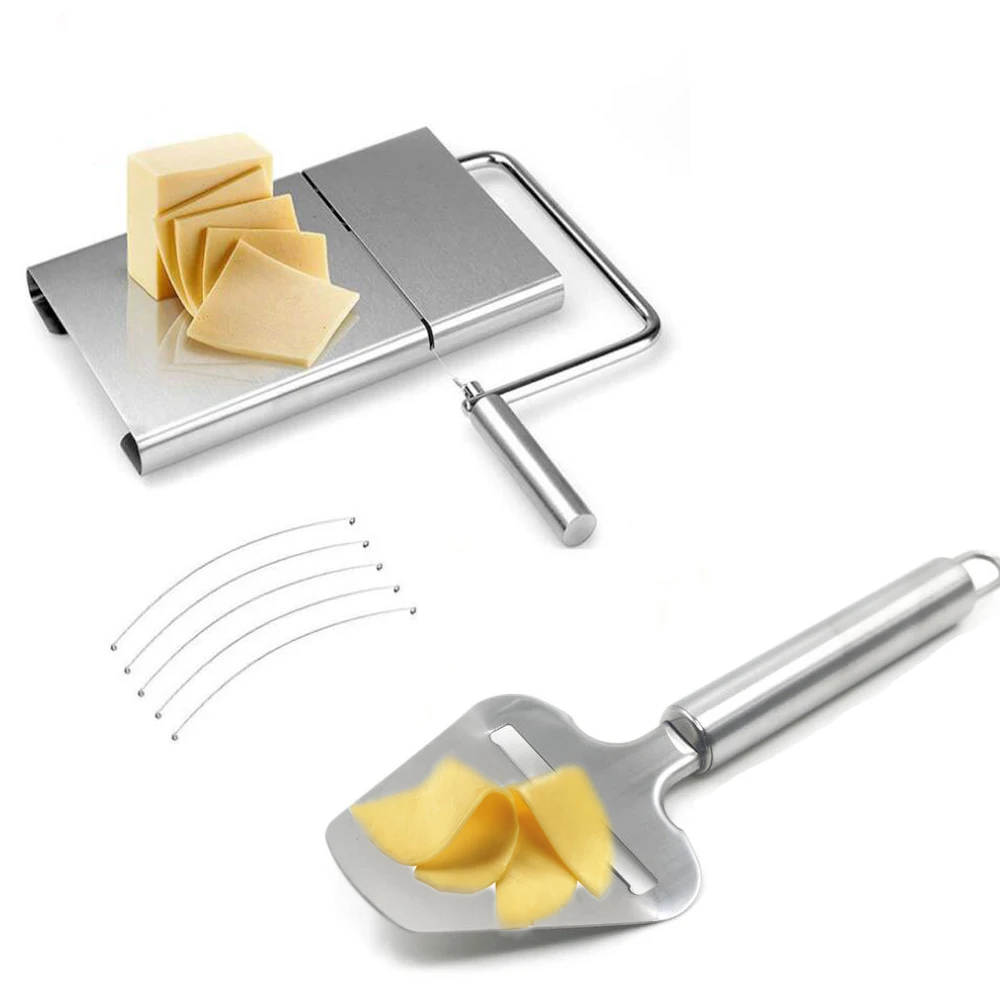 1PC Cheese Slicer Stainless Steel Cheese Slicer Cheese Grater Cake Cutter Butter Kitchen Tools
1PC Cheese Slicer Stainless Steel Cheese Slicer Cheese Grater Cake Cutter Butter Kitchen Tools
