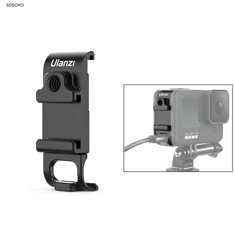 Multifunction Battery Cover Metal Rechargeable Side Lid Type-C Charging Port Cold Shoe Mount Tripod Selfie Stick For Gopro 9
Multifunction Battery Cover Metal Rechargeable Side Lid Type-C Charging Port Cold Shoe Mount Tripod Selfie Stick For Gopro 9