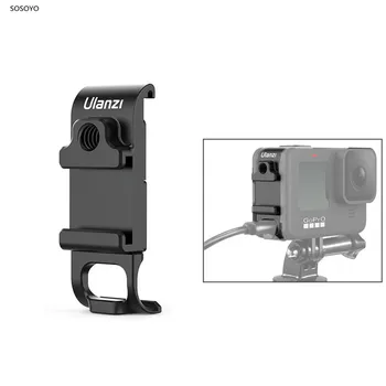 Multifunction Battery Cover Metal Rechargeable Side Lid Type-C Charging Port Cold Shoe Mount Tripod Selfie Stick For Gopro 9
Multifunction Battery Cover Metal Rechargeable Side Lid Type-C Charging Port Cold Shoe Mount Tripod Selfie Stick For Gopro 9