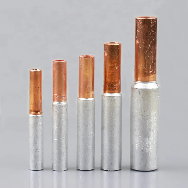 

GTL-16 GTL-25 GTL-35 GTL-50 Copper Aluminum CU-AL Tube Cable Wire Bimetallic Splice Sleeve Lug Ferrule Connector Crimp Terminal