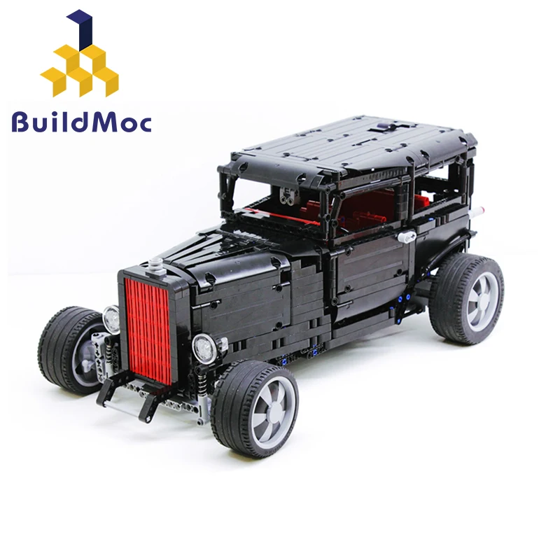 Buildmoc RC Mustang 1932 HotRod Model Building Block Technic Racing City Car Bricks Toys for Kids
Buildmoc RC Mustang 1932 HotRod Model Building Block Technic Racing City Car Bricks Toys for Kids