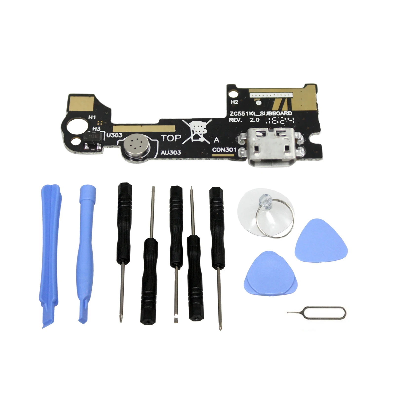 For ASUS ZenFone 3 ZC551KL PCB USB Charging Port Plug Microphone Flex Cable With Tools
For ASUS ZenFone 3 ZC551KL PCB USB Charging Port Plug Microphone Flex Cable With Tools