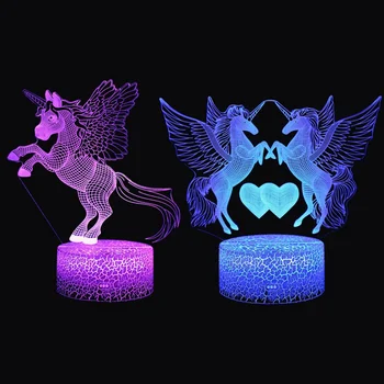 Touch Control 7 Colors 3D LED Night Light Unicorn Shaped Table Desk Lamp Xmas Home Decoration Lovely Gifts For Kids Girl Friends
Touch Control 7 Colors 3D LED Night Light Unicorn Shaped Table Desk Lamp Xmas Home Decoration Lovely Gifts For Kids Girl Friends