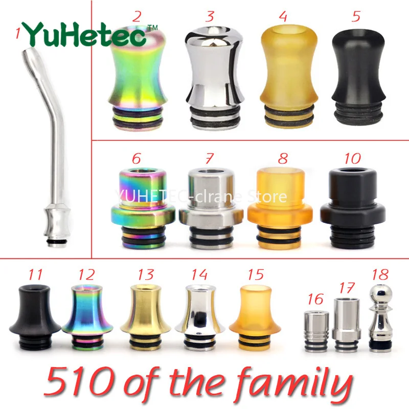 510 drip tip Stainless steel PEI drip tip for RDA RTA Atomizer like VapeFly Holic MTL RDA/Galaxies MTL/Kayfun Lite 2019 MTL RTA
510 drip tip Stainless steel PEI drip tip for RDA RTA Atomizer like VapeFly Holic MTL RDA/Galaxies MTL/Kayfun Lite 2019 MTL RTA