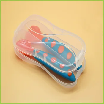 Feeding Supplies Baby Two-Color Fork And Spoon Combination 2-Piece Set Baby Feeding Tableware Spoon Kit
Feeding Supplies Baby Two-Color Fork And Spoon Combination 2-Piece Set Baby Feeding Tableware Spoon Kit