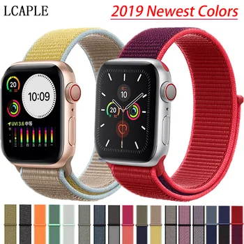 Nylon Strap For Apple Watch band apple watch 5 4 3 2 band 44mm/40mm Sport loop iwatch band 5 42mm 38mm correa pulseira watchband
Nylon Strap For Apple Watch band apple watch 5 4 3 2 band 44mm/40mm Sport loop iwatch band 5 42mm 38mm correa pulseira watchband