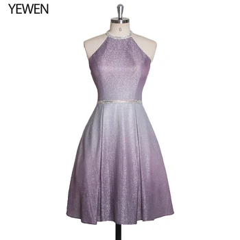 Formal Short Evening Dresses 2020 New A-Line Halter Neck Sleeveless Party Gowns Robe Soiree Sexy prom dresses
Formal Short Evening Dresses 2020 New A-Line Halter Neck Sleeveless Party Gowns Robe Soiree Sexy prom dresses
