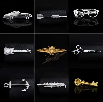20pcs Copper Tie Clip Music Note/Smoking Pipe/Car/Guitar/Fish Hook/Feather/Bullet Tie Clip Tie Pin Bars Men's Jewelry Mixorder
20pcs Copper Tie Clip Music Note/Smoking Pipe/Car/Guitar/Fish Hook/Feather/Bullet Tie Clip Tie Pin Bars Men's Jewelry Mixorder
