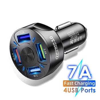 Car Charger USB Quick Charge QC 3.0 Ports Car Cigarette Lighter Adapter for iPhone Huawei Samsung Xiaomi QC Car Phone Charging
Car Charger USB Quick Charge QC 3.0 Ports Car Cigarette Lighter Adapter for iPhone Huawei Samsung Xiaomi QC Car Phone Charging