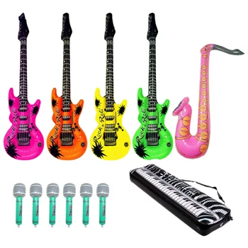 12pcs Aluminum Foil Balloons Musical Instruments Microphone Balloons Inflatable Rock Toy Set Party Props (Random Color)
12pcs Aluminum Foil Balloons Musical Instruments Microphone Balloons Inflatable Rock Toy Set Party Props (Random Color)
