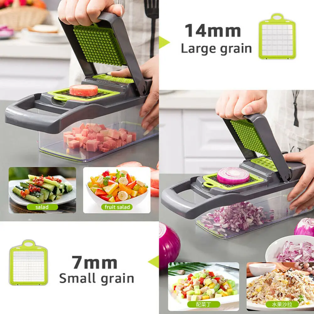 7 In1 Vegetable Cutter Food Salad Fruit Peeler Cutter Slicer Dicer Chopper Kitchen 2019 New