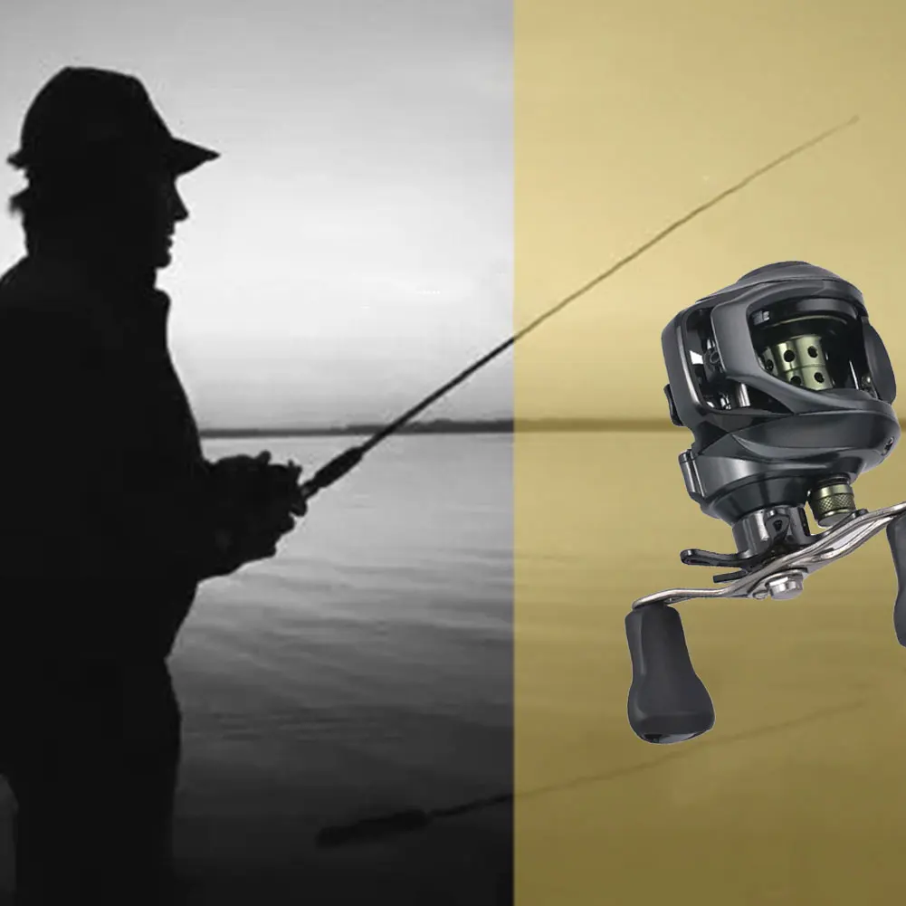 Baitcasting Reel High Speed 7.2:1 Gear Ratio Fresh/Saltwater Magnetic Brake System Ultra Light Fishing Reel
Baitcasting Reel High Speed 7.2:1 Gear Ratio Fresh/Saltwater Magnetic Brake System Ultra Light Fishing Reel