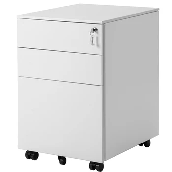 3 Drawer File Cabinet Mobile Metal Lockable File Cabinet Under Desk Fully Assembled Except for 5 Castors
3 Drawer File Cabinet Mobile Metal Lockable File Cabinet Under Desk Fully Assembled Except for 5 Castors