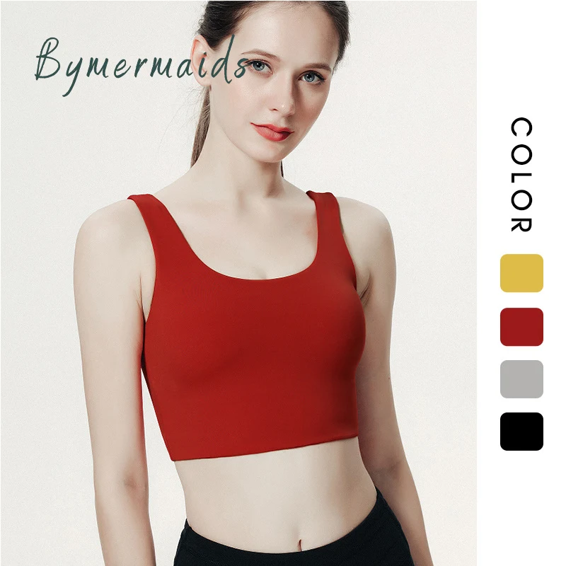 Bymermaids 2021 New Nylon Crop Top Seamless Gym Push Up Sports Bras Breathable Women's Underwear Running Fitness Yoga Tops Tanks
Bymermaids 2021 New Nylon Crop Top Seamless Gym Push Up Sports Bras Breathable Women's Underwear Running Fitness Yoga Tops Tanks
