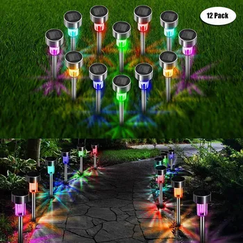 12pc Lawn Lamps Outdoor Garden Glass Stainless Steel Waterproof Yard LED Solar Lights Lamp 2020 New Dropshipping
12pc Lawn Lamps Outdoor Garden Glass Stainless Steel Waterproof Yard LED Solar Lights Lamp 2020 New Dropshipping
