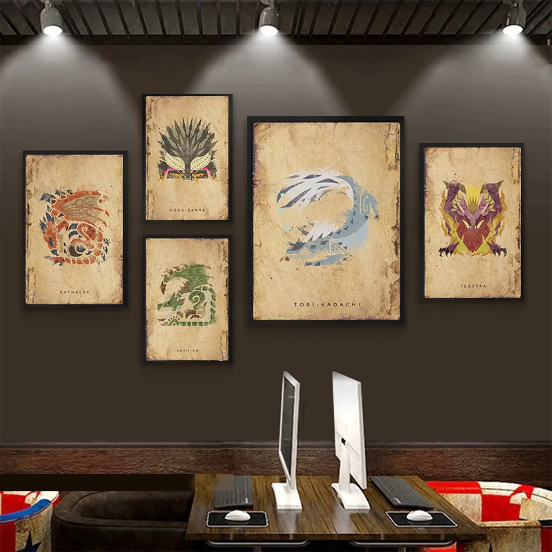 Monster Hunter Canvas Painting by numbers Art Print Poster Picture Wall Art Canvas Internet Cafe Bedroom Living Room Decoration
Monster Hunter Canvas Painting by numbers Art Print Poster Picture Wall Art Canvas Internet Cafe Bedroom Living Room Decoration