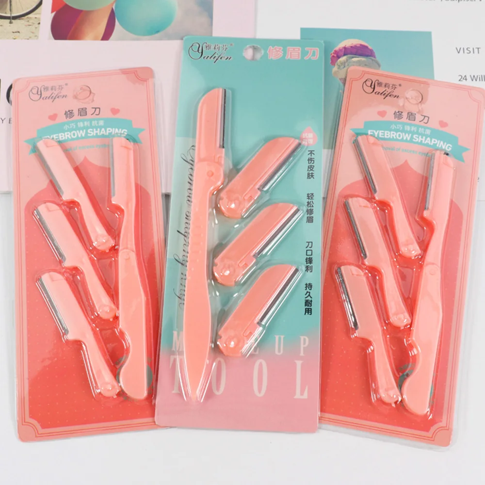 1pc Eyebrow Trimmer Women Face Razor Epilator Brow Knife Facial Remover Shaver Makeup Facial Hair Removal With Replaceable blade
1pc Eyebrow Trimmer Women Face Razor Epilator Brow Knife Facial Remover Shaver Makeup Facial Hair Removal With Replaceable blade