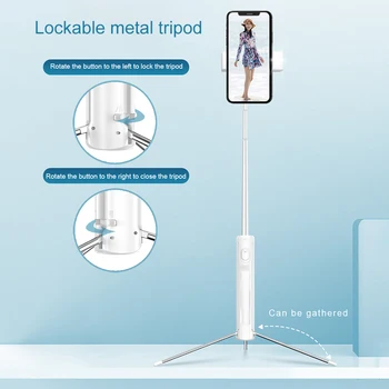 A17 Selfie Stick Bluetooth Selfie Stick 110cm Telescopic Rod Fill Light Self-Timer Tripod Selfie Stick Bluetooth For Travel Live
A17 Selfie Stick Bluetooth Selfie Stick 110cm Telescopic Rod Fill Light Self-Timer Tripod Selfie Stick Bluetooth For Travel Live