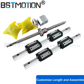 Customize length 20mm 25mm Linear guide rail DFU2005 DFU2505 Double ball screw set BK15 BF15 BK20 BF20 End support for cnc part
Customize length 20mm 25mm Linear guide rail DFU2005 DFU2505 Double ball screw set BK15 BF15 BK20 BF20 End support for cnc part