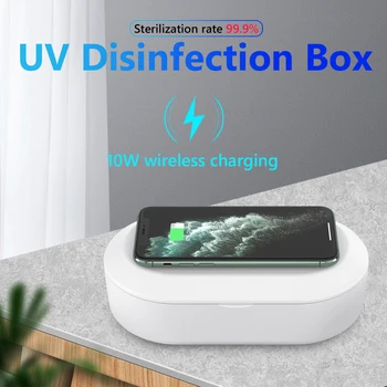 Disinfection Function And Wireless Charging 2 In 1 10W Wireless Charging Charger UV-Box Sanitizing Box For Mask For Phone
Disinfection Function And Wireless Charging 2 In 1 10W Wireless Charging Charger UV-Box Sanitizing Box For Mask For Phone