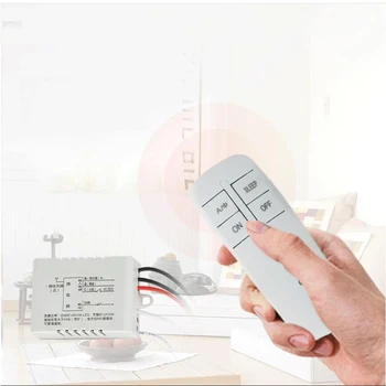 1 CH 220V Wireless ON OFF Remote Control Switch Receiver Transmitter 10s Delay 
1 CH 220V Wireless ON OFF Remote Control Switch Receiver Transmitter 10s Delay