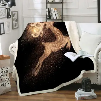 Deer Sherpa Blanket Gold Animal Throw Blanket Black Gold Blanket Soft Warm Christmas Bed Blanket for Bedroom Sifa Couch
Deer Sherpa Blanket Gold Animal Throw Blanket Black Gold Blanket Soft Warm Christmas Bed Blanket for Bedroom Sifa Couch