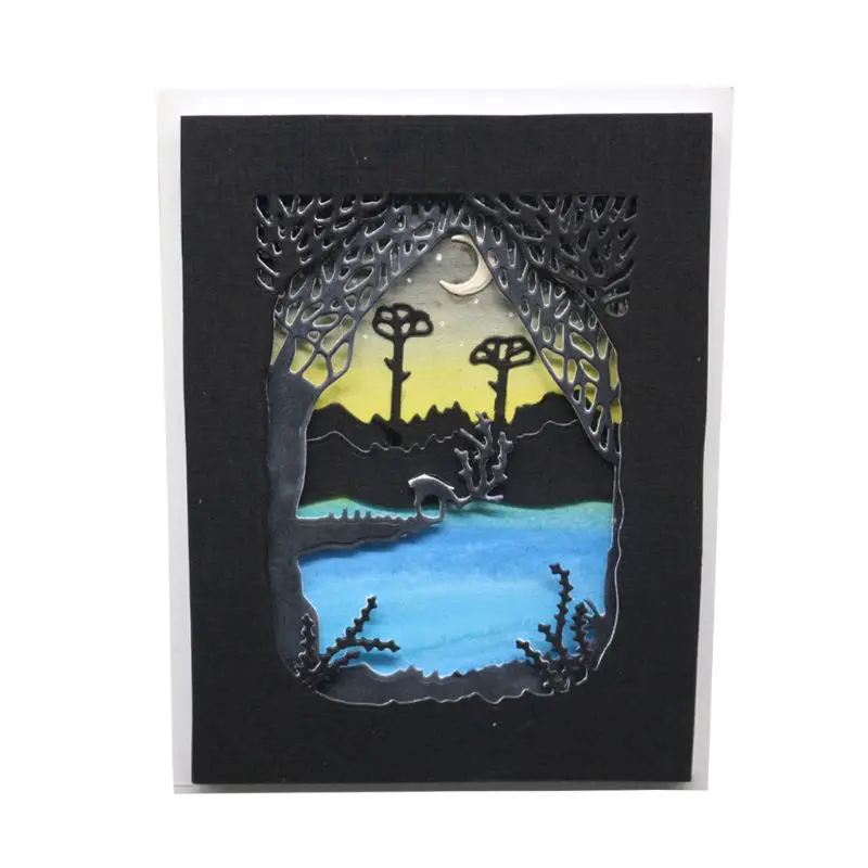 Tree Moon Story Metal Cutting Dies Stencil DIY Scrapbooking Album Stamp Paper Card Embossing Crafts Decor
Tree Moon Story Metal Cutting Dies Stencil DIY Scrapbooking Album Stamp Paper Card Embossing Crafts Decor