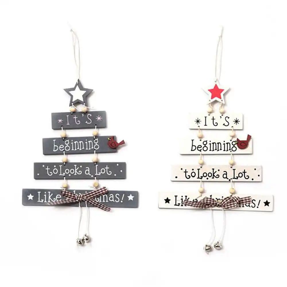 merry christmas tree decor xmas hanging ornments navidad door