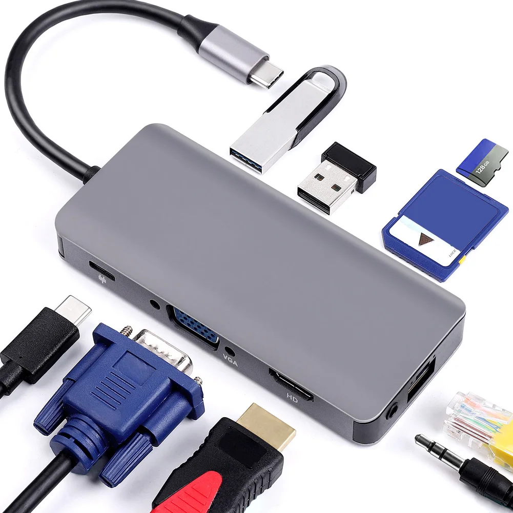 USB C HUB Type C to Multi USB 3.0 HUB HDMI Adapter Dock for Computer MacBook Pro Huawei USB-C 3.0 Splitter Port Type C HUB
USB C HUB Type C to Multi USB 3.0 HUB HDMI Adapter Dock for Computer MacBook Pro Huawei USB-C 3.0 Splitter Port Type C HUB