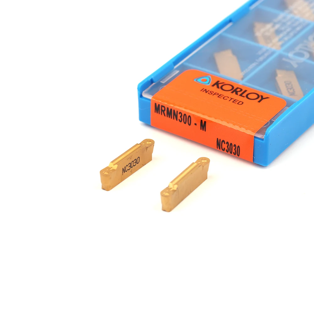 10PCS KORLOY 100% original MRMN200 MRMN300 MRMN400 PC9030 NC3020 NC3030 machining arc groove cemented carbide knife R1 R1.5 R2