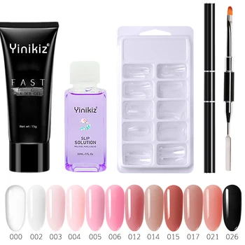 15g Extension uv builder gel Nail Acrylic Poly Kit Pink White Clear Crystal UV Builder Art Tools Slip Solution Quick Extension
15g Extension uv builder gel Nail Acrylic Poly Kit Pink White Clear Crystal UV Builder Art Tools Slip Solution Quick Extension