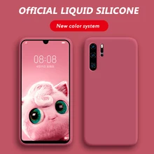 Роскошный тонкий мягкий чехол для huawei Nova6 SE 5T Mate20 P20 P30 Lite Pro P Smart Plus 2019 Honor 20S 20 10i 9X жидкий силиконовый чехол(China)