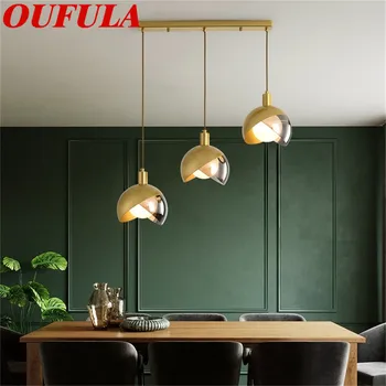 OUFULA Modern Pendant Lights Copper 220V 110V Contemporary Home Creative Decoration Suitable For Dining Room
OUFULA Modern Pendant Lights Copper 220V 110V Contemporary Home Creative Decoration Suitable For Dining Room