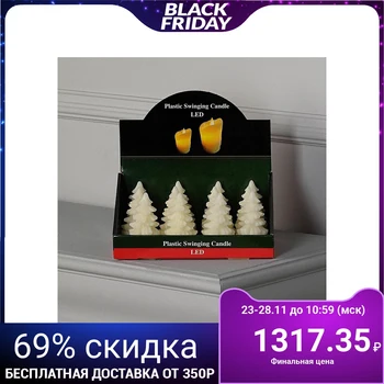 Set of light wax figures "Christmas trees 10 cm" 12 pcs, 3xAG10, T / WHITE 5133423
Set of light wax figures "Christmas trees 10 cm" 12 pcs, 3xAG10, T / WHITE 5133423