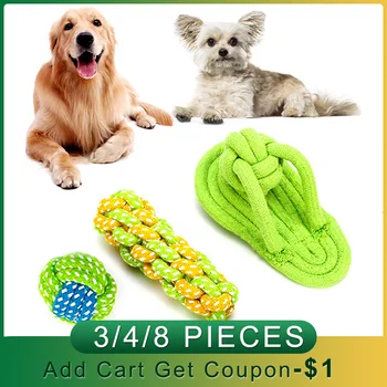 Puppy Chew Toy Cotton Ball Dogs Fun Interactive Toys Grinding Teeth Odontoprisis Pet Supplies 
Puppy Chew Toy Cotton Ball Dogs Fun Interactive Toys Grinding Teeth Odontoprisis Pet Supplies