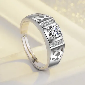 925 Silver Color Sterling FL Diamond Ring for Men Anillos De Bizuteria White Topaz Gemstone Silver 925 Jewelry Diamond Rings 
925 Silver Color Sterling FL Diamond Ring for Men Anillos De Bizuteria White Topaz Gemstone Silver 925 Jewelry Diamond Rings