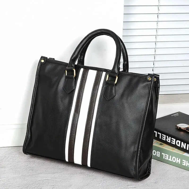 2019 new fashion leisure men's horizontal business briefcase soft leather wear-resistant large capacity computer bag men bag
2019 new fashion leisure men's horizontal business briefcase soft leather wear-resistant large capacity computer bag men bag
