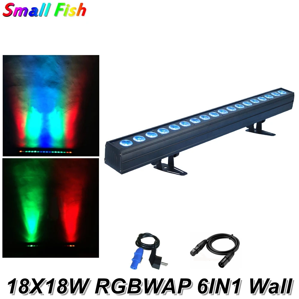 18X18W RGBWAP 6IN1 LED Wall Wash Light DMX LED Bar Light DMX Line Bar Wash Stage Lighting Effect Dj Equipments Disco Lights
18X18W RGBWAP 6IN1 LED Wall Wash Light DMX LED Bar Light DMX Line Bar Wash Stage Lighting Effect Dj Equipments Disco Lights