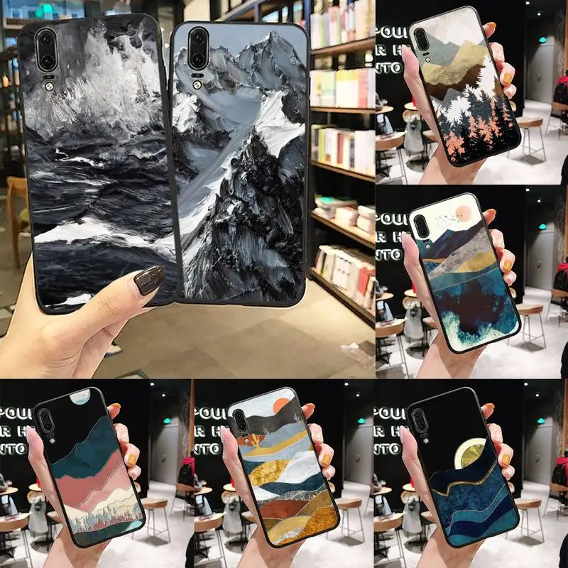 Emboss Mountain pattern landscape Phone Case Funda For Huawei P9 P10 P20 P30 Lite 2016 2017 2019 plus pro P smart
Emboss Mountain pattern landscape Phone Case Funda For Huawei P9 P10 P20 P30 Lite 2016 2017 2019 plus pro P smart