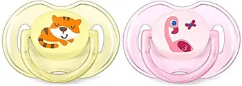 Philips Avent SCF169/26 - Set de 2 chupetes Gama Safari, de 0 a 6 meses, diseño tigre o flamenco, para niña
Philips Avent SCF169/26 - Set de 2 chupetes Gama Safari, de 0 a 6 meses, diseño tigre o flamenco, para niña